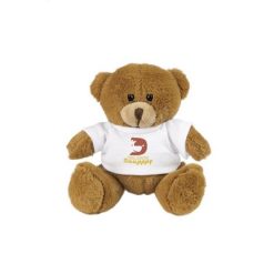 Pluszowy miś | Nicky Brown Junior z nadrukiem Twojego logo, materiał: poliester, plusz, kolor: brązowy Pluszowy miś | Nicky Brown Junior z nadrukiem Twojego logo, materiał: poliester, plusz, kolor: brązowy