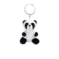 Pluszowa panda, brelok | Bea z nadrukiem Twojego logo, materiał: poliester, plusz, kolor: czarno-biały Pluszowa panda, brelok | Bea z nadrukiem Twojego logo, materiał: poliester, plusz, kolor: czarno-biały