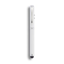 Długopis 4 w 1, touch pen, wskaźnik laserowy, latarka z nadrukiem Twojego logo, materiał: stal nierdzewna, stal, kolor: srebrny Długopis 4 w 1, touch pen, wskaźnik laserowy, latarka z nadrukiem Twojego logo, materiał: stal nierdzewna, stal, kolor: srebrny