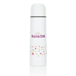 Termos 500 ml z nadrukiem Twojego logo, materiał: stal nierdzewna, stal, kolor: biały Termos 500 ml z nadrukiem Twojego logo, materiał: stal nierdzewna, stal, kolor: biały