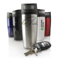 Kubek termiczny 300 ml Auto z nadrukiem Twojego logo, materiał: pp, kolor: czarny Kubek termiczny 300 ml Auto z nadrukiem Twojego logo, materiał: pp, kolor: czarny
