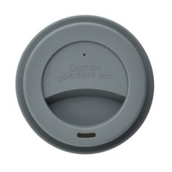 Kubek podróżny 350 ml z PLA z nadrukiem Twojego logo, materiał: pla, kolor: szary Kubek podróżny 350 ml z PLA z nadrukiem Twojego logo, materiał: pla, kolor: szary