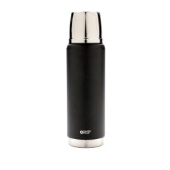 Termos 500 ml Swiss Peak Elite z nadrukiem Twojego logo, materiał: stal nierdzewna, stal, kolor: czarny Termos 500 ml Swiss Peak Elite z nadrukiem Twojego logo, materiał: stal nierdzewna, stal, kolor: czarny