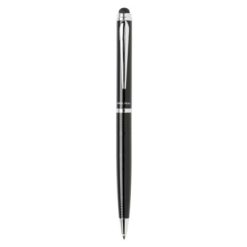 Długopis, touch pen Swiss Peak z nadrukiem Twojego logo, materiał: metal, kolor: czarny Długopis, touch pen Swiss Peak z nadrukiem Twojego logo, materiał: metal, kolor: czarny
