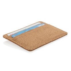 Korkowe etui na karty kredytowe, portfel, ochrona RFID z nadrukiem Twojego logo, materiał: korek, kolor: brązowy Korkowe etui na karty kredytowe, portfel, ochrona RFID z nadrukiem Twojego logo, materiał: korek, kolor: brązowy