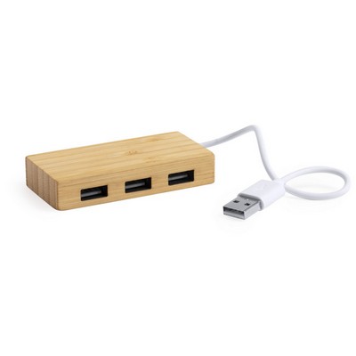 hub usb gadżety bambusowe cintagadżet
