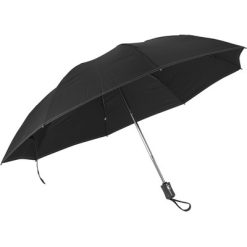 Odwracalny, składany parasol automatyczny z nadrukiem Twojego logo, materiał: metal, aluminium, pvc, włókno szklane, pongee, kolor: czarny Odwracalny, składany parasol automatyczny z nadrukiem Twojego logo, materiał: metal, aluminium, pvc, włókno szklane, pongee, kolor: czarny