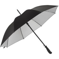 Parasol automatyczny z nadrukiem Twojego logo, materiał: metal, pvc, poliester, włókno szklane, kolor: czarny Parasol automatyczny z nadrukiem Twojego logo, materiał: metal, pvc, poliester, włókno szklane, kolor: czarny