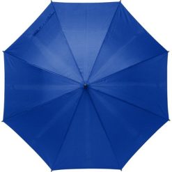 Parasol automatyczny RPET z nadrukiem Twojego logo, materiał: metal, bambus, rpet, pongee, kolor: niebieski