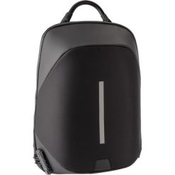 Plecak na laptopa 15" z funkcją redukcji wagi z nadrukiem Twojego logo, materiał: pu, nylon, kolor: czarny