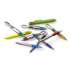 Długopis, wielokolorowy wkład z nadrukiem Twojego logo, materiał: plastik, guma, kolor: czarny Długopis, wielokolorowy wkład z nadrukiem Twojego logo, materiał: plastik, guma, kolor: czarny