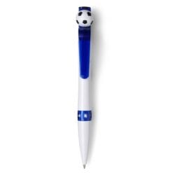 Długopis "piłka nożna" z nadrukiem Twojego logo, materiał: plastik, kolor: granatowy