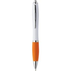 Długopis z nadrukiem Twojego logo, materiał: metal, plastik, kolor: pomarańczowy