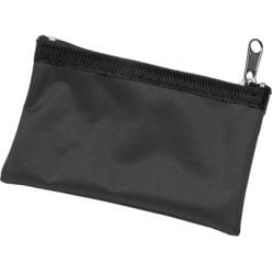 Etui na klucze, portmonetka, brelok do kluczy z nadrukiem Twojego logo, materiał: nylon, kolor: czarny Etui na klucze, portmonetka, brelok do kluczy z nadrukiem Twojego logo, materiał: nylon, kolor: czarny