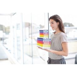 Notatnik ok. A5 z nadrukiem Twojego logo, materiał: karton, pu, papier, kolor: biały Notatnik ok. A5 z nadrukiem Twojego logo, materiał: karton, pu, papier, kolor: biały