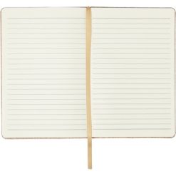 Notatnik ok. A5 z nadrukiem Twojego logo, materiał: guma, pu, papier, nylon, rpet, kolor: brązowy Notatnik ok. A5 z nadrukiem Twojego logo, materiał: guma, pu, papier, nylon, rpet, kolor: brązowy