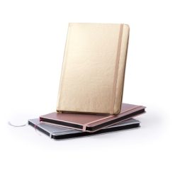 Notatnik A5 z nadrukiem Twojego logo, materiał: pu, kolor: różowy Notatnik A5 z nadrukiem Twojego logo, materiał: pu, kolor: różowy