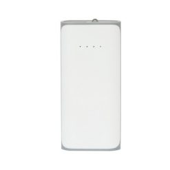 Power bank 4000 mAh | Birch z nadrukiem Twojego logo, materiał: plastik, kolor: biały Power bank 4000 mAh | Birch z nadrukiem Twojego logo, materiał: plastik, kolor: biały