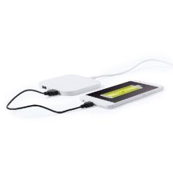 Ładowarka bezprzewodowa 10W z nadrukiem Twojego logo, materiał: plastik, kolor: biały Ładowarka bezprzewodowa 10W z nadrukiem Twojego logo, materiał: plastik, kolor: biały