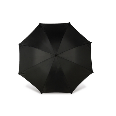 Parasol manualny z nadrukiem Twojego logo, materiał: poliester, kolor: czarny