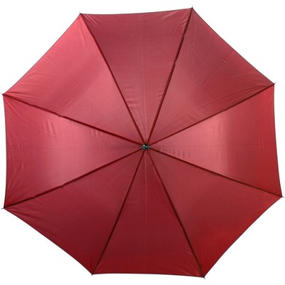 Parasol automatyczny z nadrukiem Twojego logo, materiał: metal, poliester, kolor: burgund