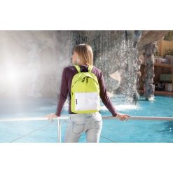 Plecak z nadrukiem Twojego logo, materiał: poliester, kolor: biały