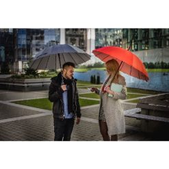 Parasol automatyczny Mauro Conti | Sean z nadrukiem Twojego logo, materiał: poliester, kolor: czarny Parasol automatyczny Mauro Conti | Sean z nadrukiem Twojego logo, materiał: poliester, kolor: czarny