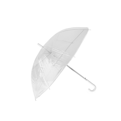 Parasol automatyczny z nadrukiem Twojego logo, materiał: metal, plastik, poe, kolor: biały