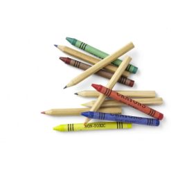 Zestaw kredek z nadrukiem Twojego logo, materiał: karton, kolor: neutralny Zestaw kredek z nadrukiem Twojego logo, materiał: karton, kolor: neutralny