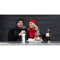 Czapka zimowa z nadrukiem Twojego logo, materiał: polar, kolor: czarny Czapka zimowa z nadrukiem Twojego logo, materiał: polar, kolor: czarny