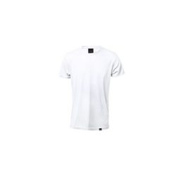 Koszulka RPET z nadrukiem Twojego logo, materiał: poliester, rpet, kolor: biały