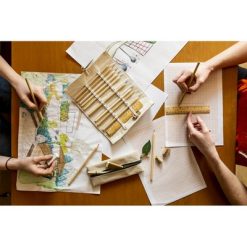 Zestaw szkolny, piórnik, ołówek, długopis, linijka, gumka i temperówka | Landon z nadrukiem Twojego logo, materiał: drewno, papier, bawełna, kolor: neutralny Zestaw szkolny, piórnik, ołówek, długopis, linijka, gumka i temperówka | Landon z nadrukiem Twojego logo, materiał: drewno, papier, bawełna, kolor: neutralny