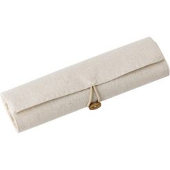 Zestaw szkolny, piórnik z nadrukiem Twojego logo, materiał: drewno, bawełna, płótno, len, kolor: khaki Zestaw szkolny, piórnik z nadrukiem Twojego logo, materiał: drewno, bawełna, płótno, len, kolor: khaki