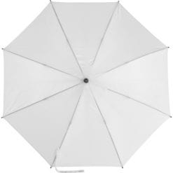 Parasol automatyczny z nadrukiem Twojego logo, materiał: plastik, poliester, eva, włókno szklane, kolor: biały Parasol automatyczny z nadrukiem Twojego logo, materiał: plastik, poliester, eva, włókno szklane, kolor: biały