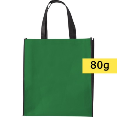 Torba na zakupy z nadrukiem Twojego logo, materiał: non-woven, kolor: zielony