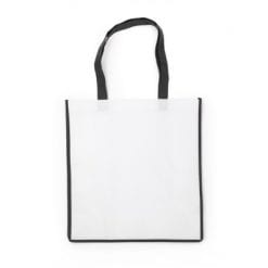 Torba na zakupy z nadrukiem Twojego logo, materiał: non-woven, kolor: czarny