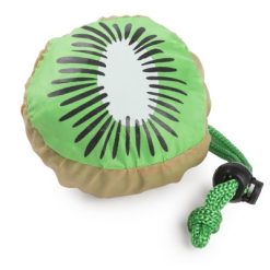 Torba na zakupy, składana z nadrukiem Twojego logo, materiał: poliester, kolor: biało-zielony Torba na zakupy, składana z nadrukiem Twojego logo, materiał: poliester, kolor: biało-zielony