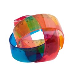 Elastyczna linijka z nadrukiem Twojego logo, materiał: pvc, kolor: granatowy Elastyczna linijka z nadrukiem Twojego logo, materiał: pvc, kolor: granatowy
