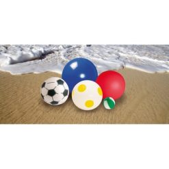 Dmuchana piłka plażowa z nadrukiem Twojego logo, materiał: pvc, kolor: biały Dmuchana piłka plażowa z nadrukiem Twojego logo, materiał: pvc, kolor: biały