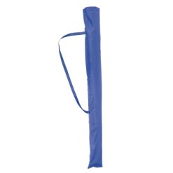Parasol plażowy z nadrukiem Twojego logo, materiał: nylon, kolor: granatowy Parasol plażowy z nadrukiem Twojego logo, materiał: nylon, kolor: granatowy