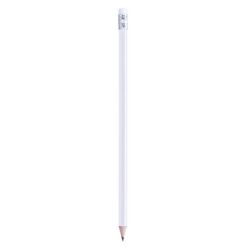 Ołówek z nadrukiem Twojego logo, materiał: drewno, kolor: biały