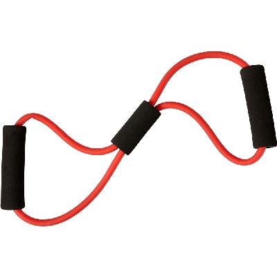 Elastyczne gumy do ćwiczeń z nadrukiem Twojego logo, materiał: guma, tpe, kolor: czerwony