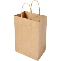 Torba papierowa z nadrukiem Twojego logo, materiał: papier, kolor: brązowy Torba papierowa z nadrukiem Twojego logo, materiał: papier, kolor: brązowy