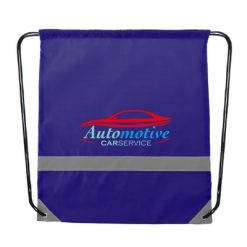 Worek ze sznurkiem z nadrukiem Twojego logo, materiał: poliester, kolor: granatowy Worek ze sznurkiem z nadrukiem Twojego logo, materiał: poliester, kolor: granatowy