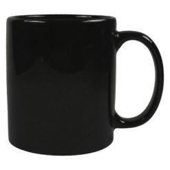 Kubek ceramiczny 370 ml z nadrukiem Twojego logo, materiał: ceramika, kolor: czarny Kubek ceramiczny 370 ml z nadrukiem Twojego logo, materiał: ceramika, kolor: czarny