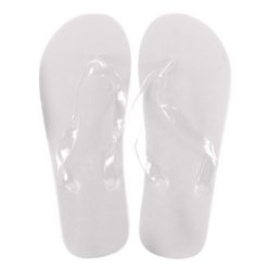 Klapki z nadrukiem Twojego logo, materiał: pvc, eva, kolor: biały Klapki z nadrukiem Twojego logo, materiał: pvc, eva, kolor: biały