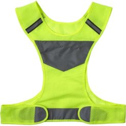Kamizelka ze światłem z nadrukiem Twojego logo, materiał: poliester, nylon, rpet, kolor: żółty Kamizelka ze światłem z nadrukiem Twojego logo, materiał: poliester, nylon, rpet, kolor: żółty