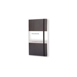 MOLESKINE Notatnik ok. A6 z nadrukiem Twojego logo, materiał: pu, papier, kolor: czarny