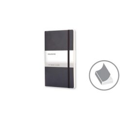 MOLESKINE Notatnik ok. A5 z nadrukiem Twojego logo, materiał: pu, papier, kolor: czarny