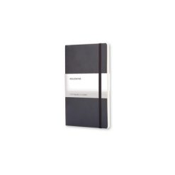 MOLESKINE Notatnik ok. A5 z nadrukiem Twojego logo, materiał: pu, papier, kolor: czarny